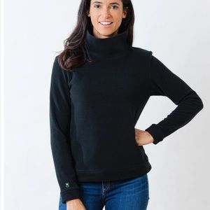 Dudley Stephens Park Slope Turtleneck Black SZ L